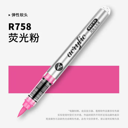 1 PC 120 Colors Acrylic Paint Marker Pens Professional Drawing Pens for Graffiti Manga School Aesthetic Stationery Art Supplies