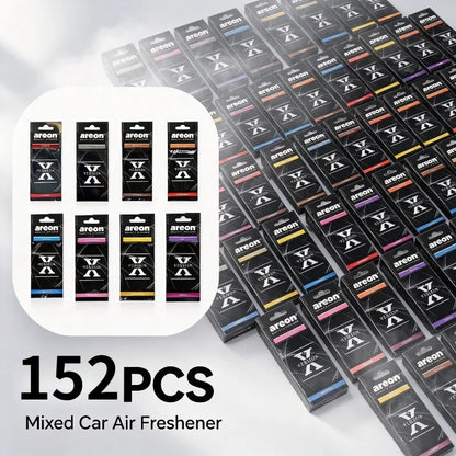 Areon X Version Mixed Scent Hanging Car Air Freshener Assorted Fragrance Paper Sheets For Auto Home Pack Of 8 To 216 Mixed Pcs