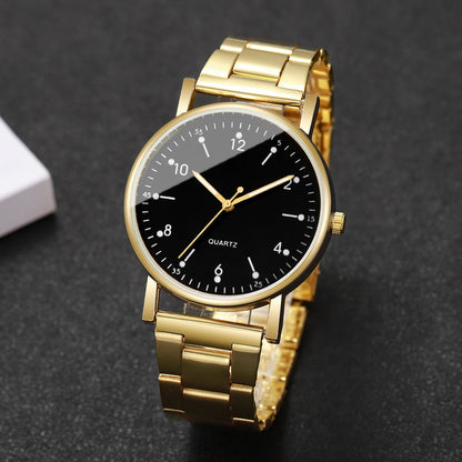 4PCS/Set Fashion Arabic Dial Women Watches Ladies Quartz Wristwatch Rhinestone Bracelets Set Reloj Mujer（Without Box）