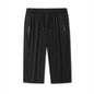 Men Casual Shorts Sweatpants Plus Size 3/4 Pants Quater Pants 110-175kg 1XL-7XL Loose Elastic Sport Pants Big Size Men Clothing