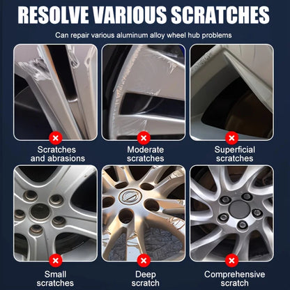 1 Piece 100g Wheel Scratch Repair Wax - Car Tire Detail Treatment and Deep Care Wheel Hub Scratch Repair Polishing Remove Wheel Scratch Wax