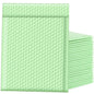 100 Pcs Black Bubble Packaging Envelope Mailing Envelopes Mailer Poly Green Envelope for Shipping Self Seal Bubble Bag Padding