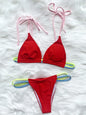 Sexy Mini Micro Thong Neon Bikini Women Brazilian Swimwear Female Swimsuit Two-pieces Bikini set High Cut Bathing Suit Swim Lady