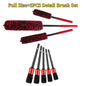 Auto Tire Wheel Detailing Brushs Set Multifunctional Car Cleaning tools for Car Rim Tire Bendable Detail Clean Easy Car Wash Too
