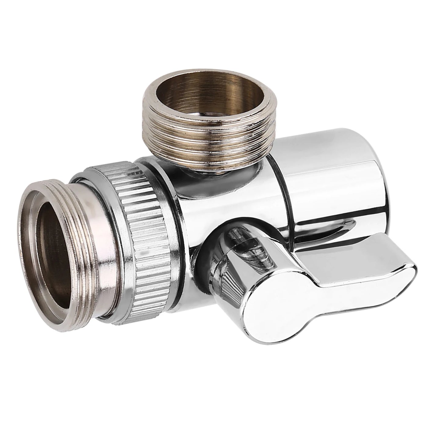 G1/2 Brass Bathroom Kitchen Basin Sink Faucet Splitter Diverter Valve To Hose Adapter M24 Outer Thread M22 Internal Thread