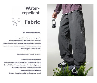 TFETTERS 2026 Spring New Arrival Outdoor Cargo Pants Man Water Repellent Windproof Oversized Curved Blade Techwear Trousers Men