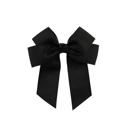 1pcs 3.6'' Solid Color Bowknot Hair Clips For Baby Girls Classic Bows Hairpins Cute Barrettes Headwear Kids Hair Accessories
