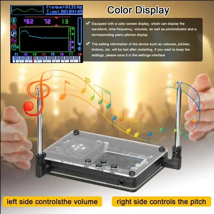 Theremin Musical Instrument Novel and Fun Geek Equipment Theremin+ Gift for Boyfriend Music Fans