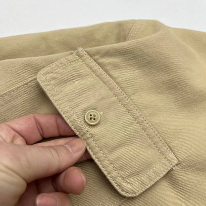Autumn New Japanese Retro Heavyweight Twill Long-Sleeve Turn-down Collar 100% Cotton Shirt Men's Fashion Washed Casual Blouses