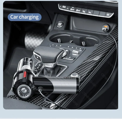CENRR 998000PA Car Vacuum Cleaner Strong Suction Powerful Handheld Wireless Vacuum Cleaner Mini Blower for Home Appliance