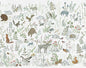 custom Animal floral American wallpaper for children's room Nordic boys and girls bedroom warm Milu deer wall paper wall cloth