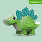 Children's 3D Puzzle Kindergarten Animal Puzzle Intelligence Early Education Toys Dinosaur Animal Model Paper 3-4-5-6 Years Old