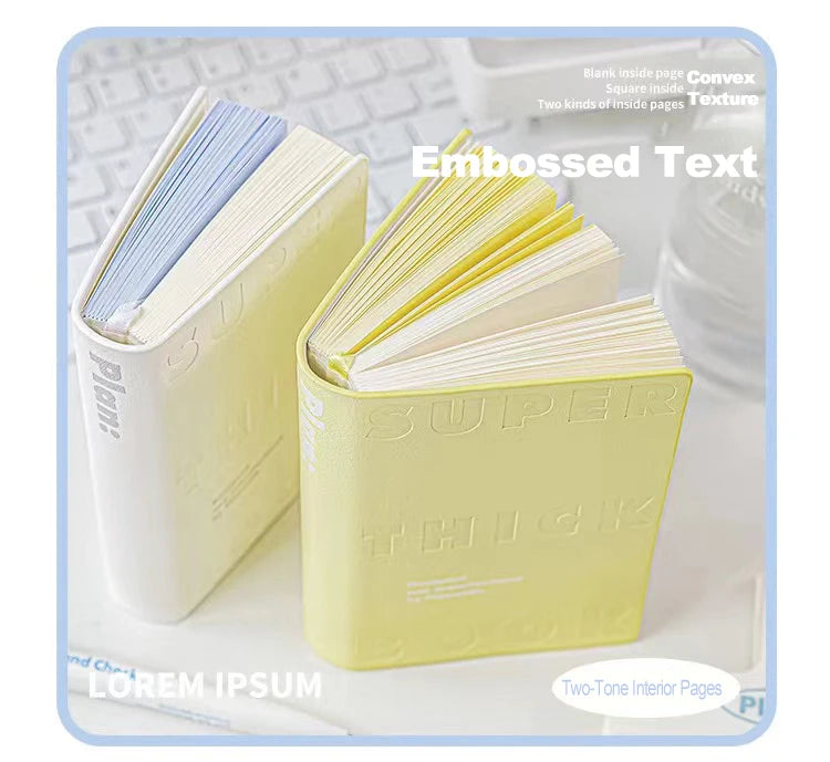 Notebook Color Brick Notebook High Appearance Thickened Portable Handbook Student Specific Mini Pocket Small Notebook Blank Note