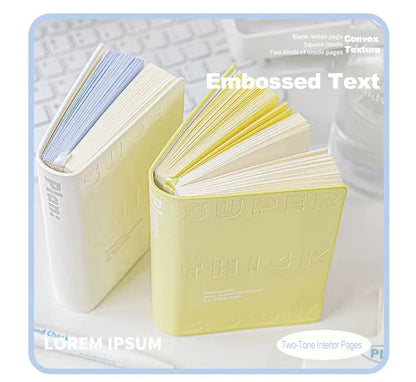 Notebook Color Brick Notebook High Appearance Thickened Portable Handbook Student Specific Mini Pocket Small Notebook Blank Note