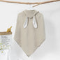 Baby Cotton Hooded Bath Towels Rabbit Ears Cloth Towel Cloak Beach Bathrobe Soft Wrap Blanket for Infants Newborn Boys Girls