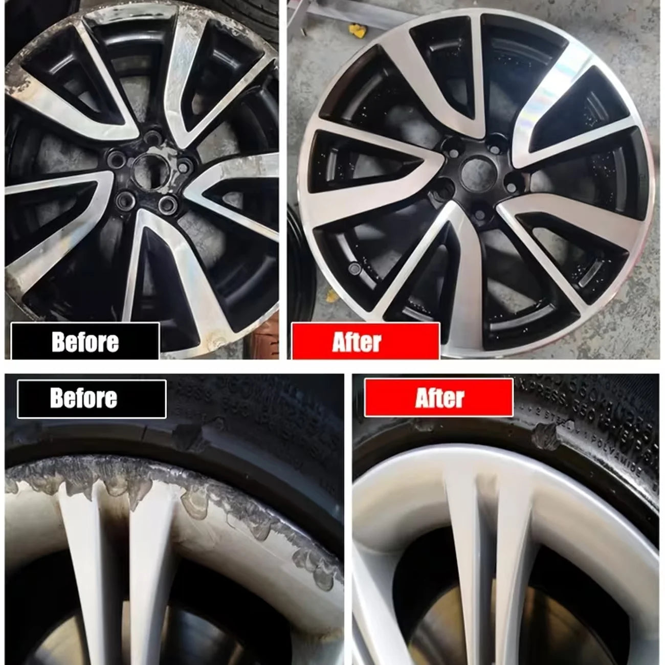 KJM 30g Alloy Wheel Scratch Remover And Oxidation Restorer Paste Repair for Car Rims Wheel Hub Care