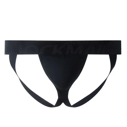 Sexy Men Underwear Brief Underpants Rainbow Stripes Gay Men's Jockstrap Bikini Slip Men's Tanga String Thong Breathable Cotton