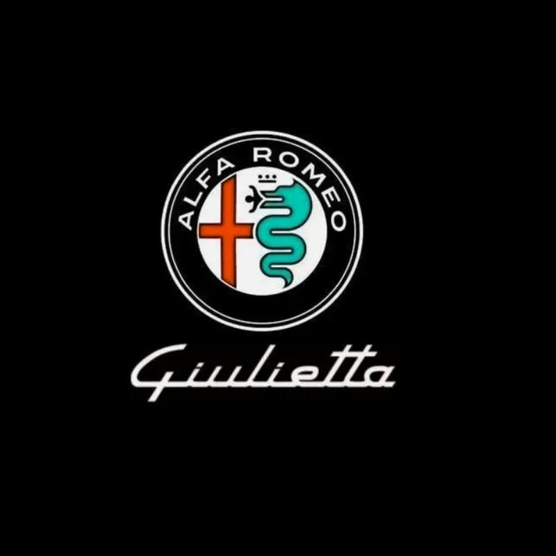 2X For Alfa Romeo Giulietta 940 2011 - 2022 2013 2015 2017 2018 2016 2019 Accessories LED Car Door Projector Logo Welcome Light