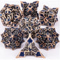 7pcs DND Metal Dice Set MTR Polyhedral Dice for Dungeons And Dragons Role Playing Games D&D Dice Set Dnd Gifts