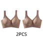 1/2PCS Women's Seamless Underwear, Thin Style, Large Breasts, Small Breasts, No Wires, Pull-up And Anti-sagging Large Size Bra