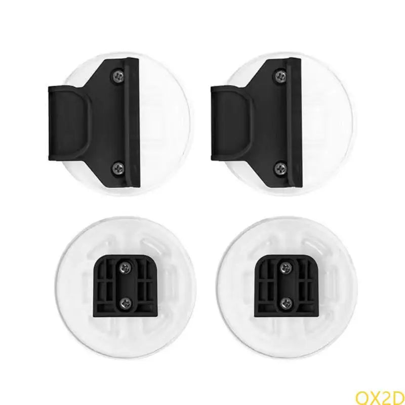 1 Set Retractable Baby Gate Replacement Part Mounting Accessories Fixing Base with Hook & Screws for Child Safety