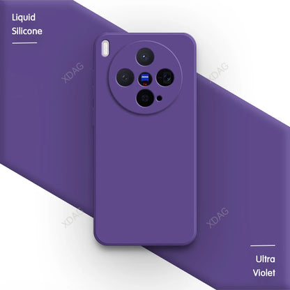 Soft Silicone Classic Case for VIVO X300 5G X300 Pro 5G Original Square Liquid Camera Protection High Qualtiy X300Pro Back Cover