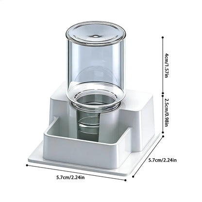 Automatic Reptile Feeder Automatic Detachable Reptile Bowl Tortoise Water Dish Gecko Drink Dispenser for Lizard Chameleon Snake