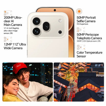 HONOR 600 Pro 5G Smartphone Snapdragon 8 Elite 200MP AI Ultra Night 6400mAh 80W Supercharge 50W Wireless 6.57"AMOLED AI Button