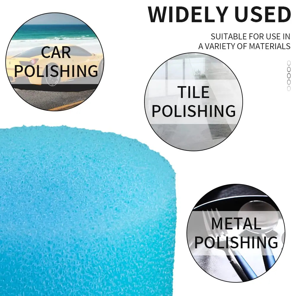 1 Inch Mini Sponge Buffing Polishing Pad Kit 30 Pcs Various Colors for Automotive Hub Polisher Attachment Detailing Sealing Wax