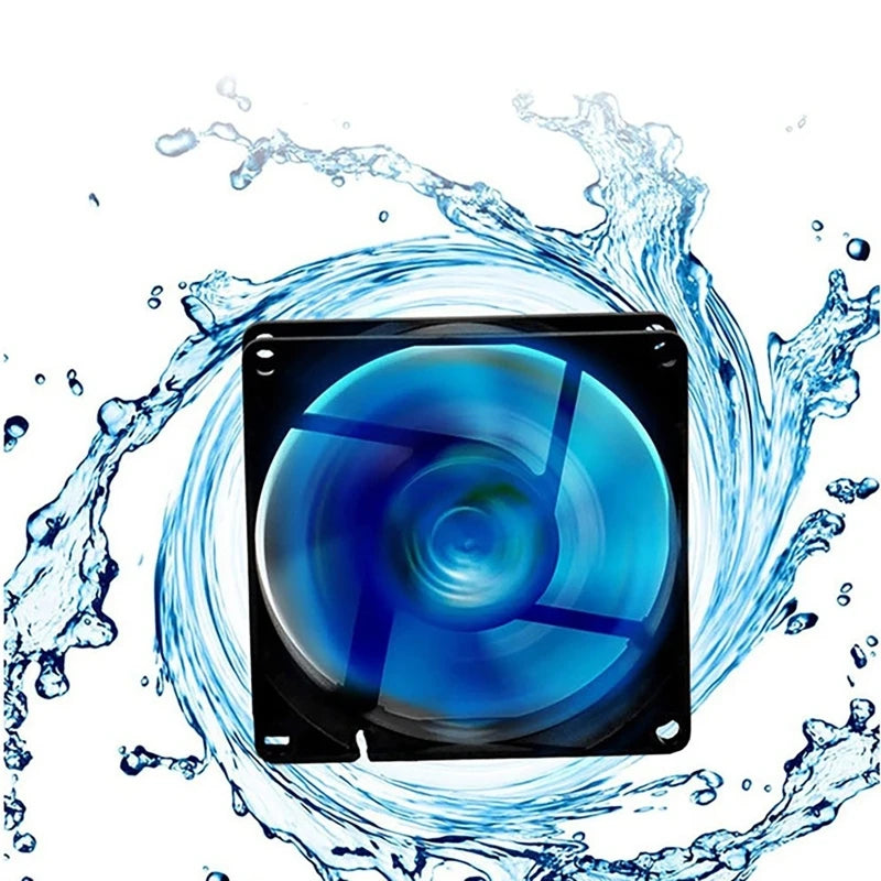 Fish Tank Cooling Fan Timing Adjustable Wind Speed Cooling Fan Fish Tank Cooler Glass Thickness ≤12mm Aquarium Accessories