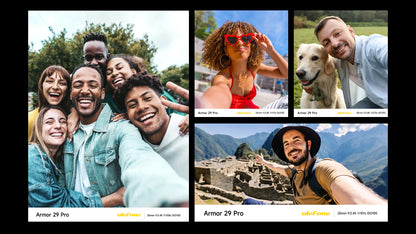 World Premiere Ulefone Armor 29 Pro Thermal Version 5G AI Rugged Phone 21200mAh 120W 64MP Night Vision 6.67" 120Hz 512GB ROM
