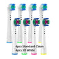 Brush Head Nozzles for Braun Oral B Replacement Toothbrush Head Sensitive Clean Sensi Ultrathin Gum Care Brush Head for Oralb