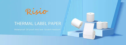 30/40mm Width Thermal Label Paper Roll White Self-adhesive Sticker Waterproof Barcode Food Price DIY Tag For Printer M220 P50