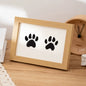 5 Inch Solid Wood Picture Frame Inkless Ink Pad Kit Baby Hand Foot Print Pet Paw Imprint Frame Keepsake Decor Indoor Display