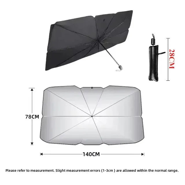Car Front Windshield Sunshade Umbrella Summer Sun Protection Sunshade Blocking Car Interior Cooling Supplies