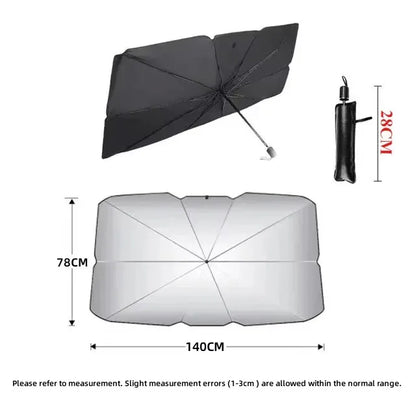 Car Front Windshield Sunshade Umbrella Summer Sun Protection Sunshade Blocking Car Interior Cooling Supplies