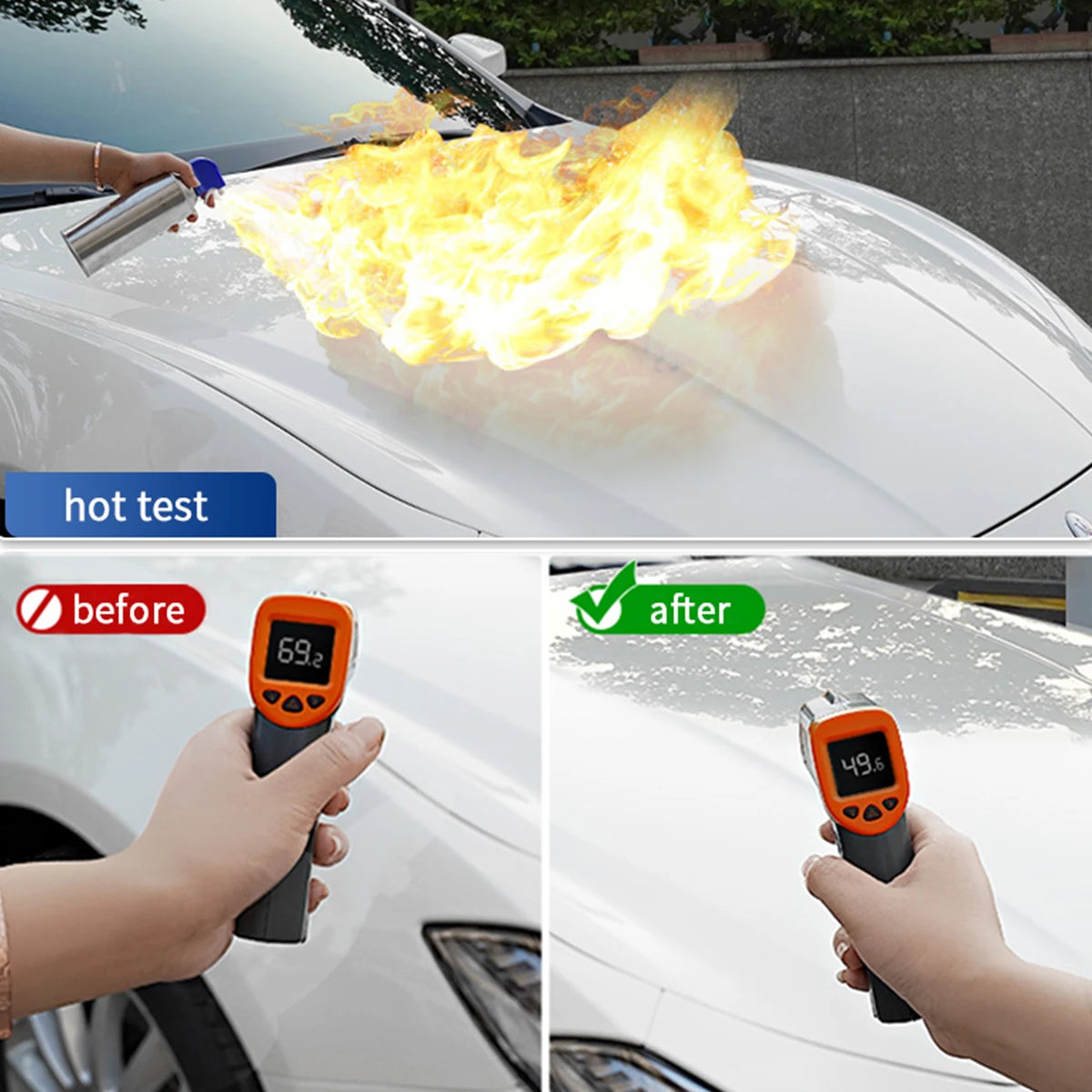 Ultimate nano ceramic coating. Car nano crystal spray. Brilliant gloss restoring crystal polish,protects paint, enhances shine