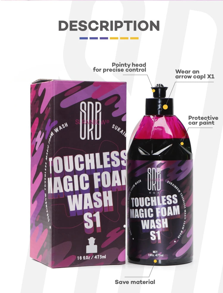 Pink Foaming Extreme Bodywash & Wax Foaming Car Wash Soap, (Works with Foam Cannons/Guns or Bucket Washes) For Cars, Trucks, RVs