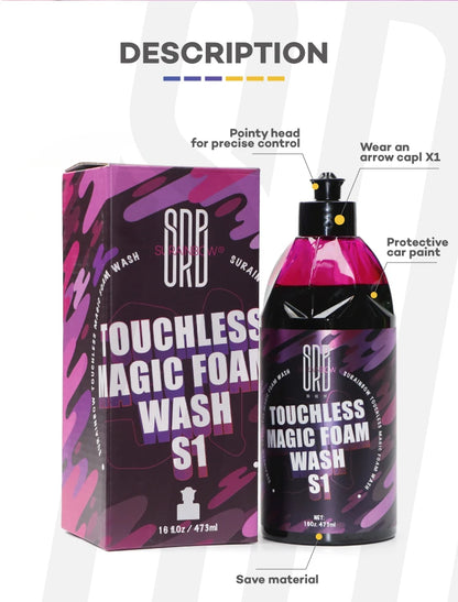 Pink Foaming Extreme Bodywash & Wax Foaming Car Wash Soap, (Works with Foam Cannons/Guns or Bucket Washes) For Cars, Trucks, RVs