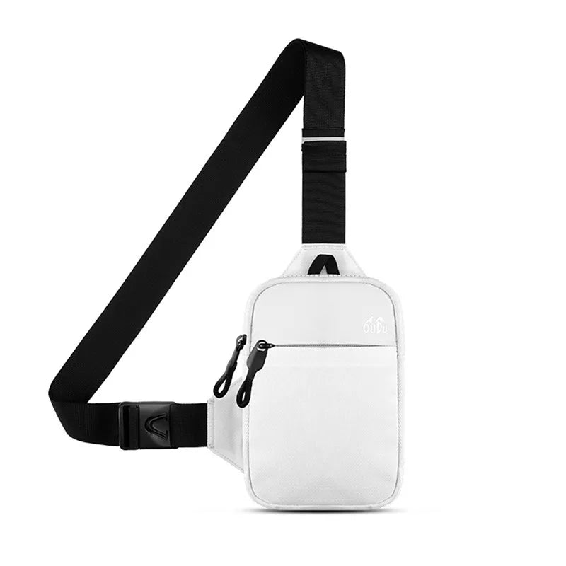 Men Crossbody Bag Mini Waterproof Leisure Fashion Mobile Phone Chest Bag Business Commuting Outdoor Sport Shoulder Crossbody Bag