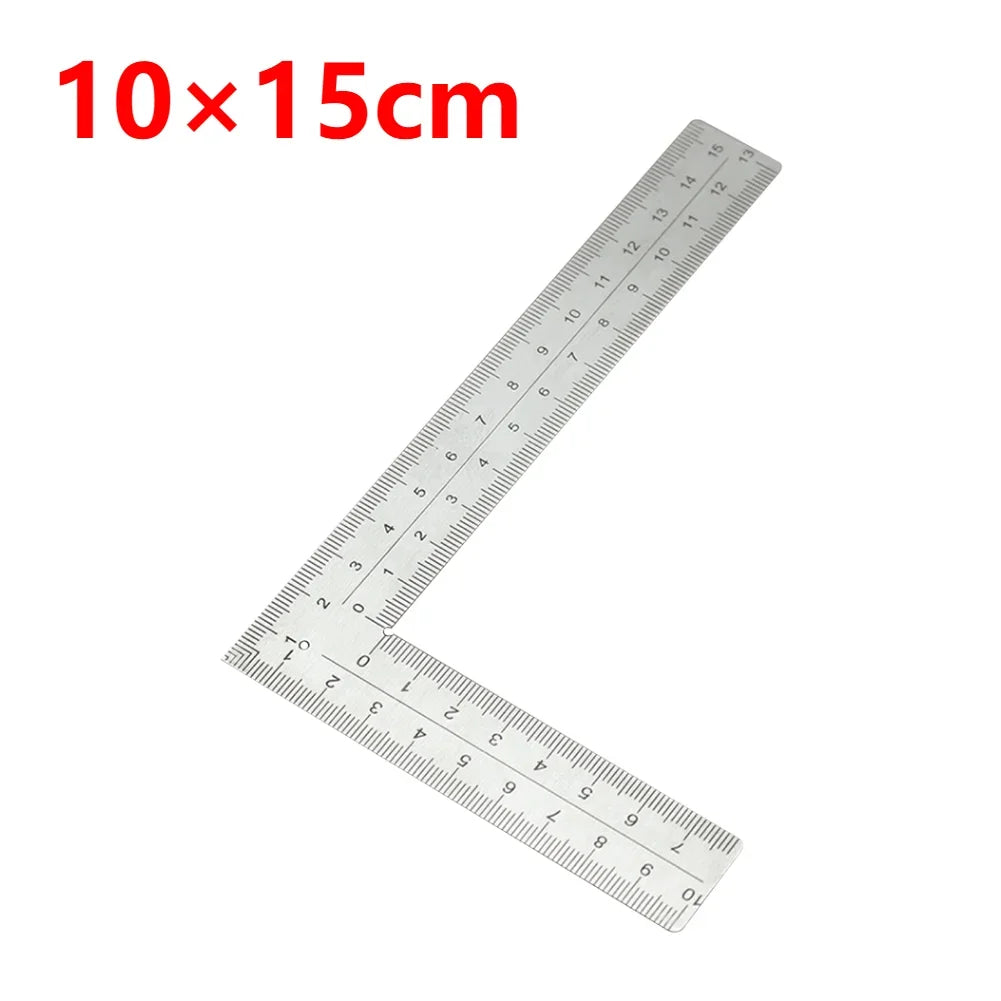 Mini Framing Ruler L Square Stainless Steel Right Angle Ruler Precision Measuring Layout Tool For Building Framing Gauges