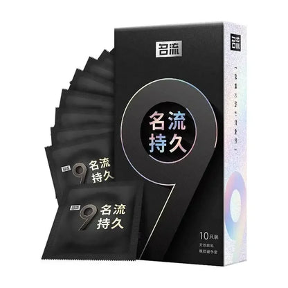 10pcs 9x PERSONAGE Extra Thick Ejaculation Dotted Condoms Physical Delay Smooth Lubrication Intimate Sex Toys Adult Goods