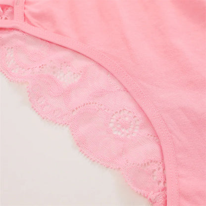 3PC/Set Women's Sexy Floral Lace Panties Low Rise Hollow Out Briefs Transparent Underwear Female Elastic Straps Soft Lingerie