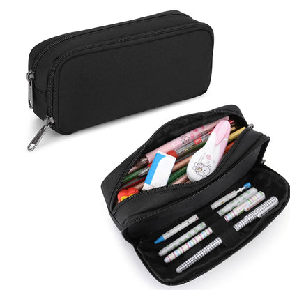 Pencil Pouch with Stationery Large Capacity Pencil Pouch Korean Style Aesthetic Pencil Bag Storage Bag for School Office Travel