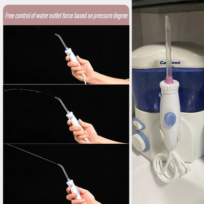 Water Flosser Handle Mouth Teeth Irrigator Hose Handle Tooth Care Replacement for WP-100 Home Water Flosser Handle Accessories