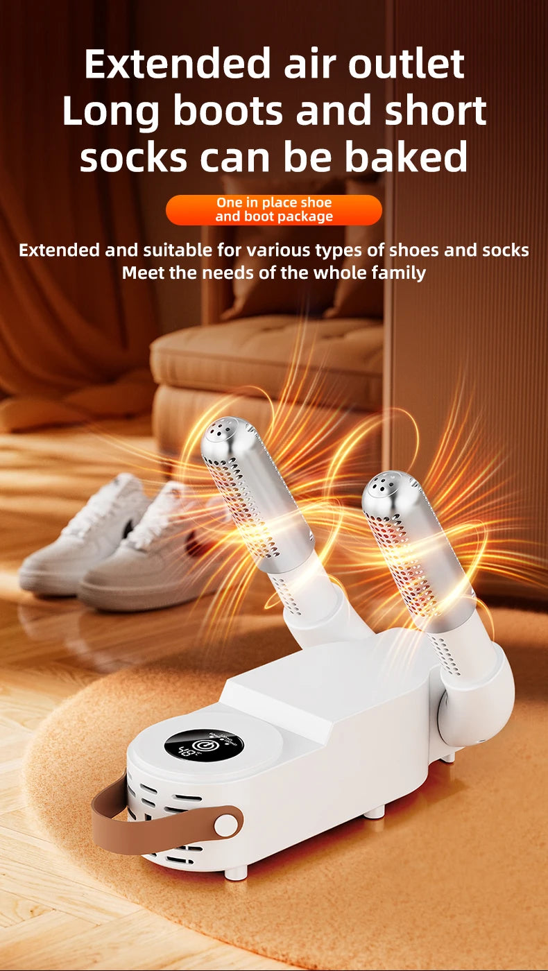 HOMEFISH Korean Style Electric Shoe Dryer 220V - Footwear Heater for Deodorizing And Sterilizing Home Use Appliance