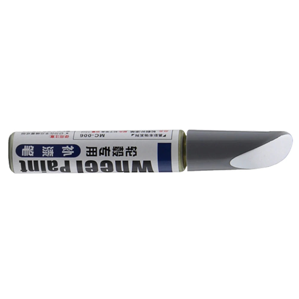 12mL Car Paint Scratch Repair Pen Wheel Spoke Rim Paint Marker Pen Brush Paint