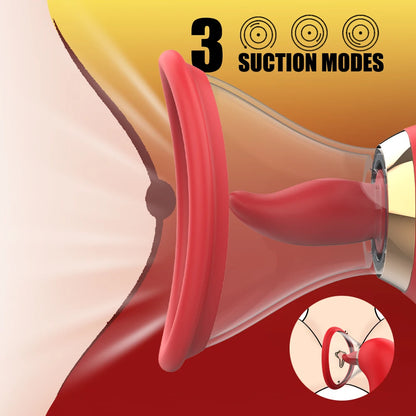 APP Control Clitoral Sucker Vibrator Tongue Licking Nipple Vagina Massager Clit Stimulator Female Masturbation Sex Toy for Women