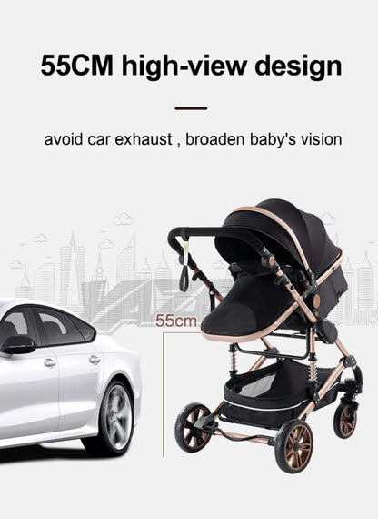 Baby stroller 3 in1,four wheel stroller,2 in 1 baby car,Lightweight strollers,Mutifunction Strollers,baby carriage,Poussette