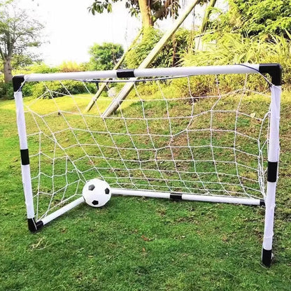 Portable Folding Soccer Goal Net Set Kids Indoor Outdoor Sports Toy Football Training Equipment with Ball Boys Girls Gift